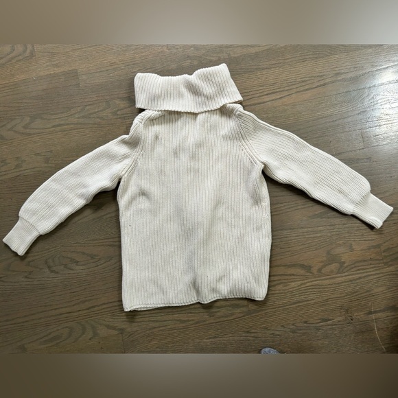 Talbots 100% Cotton Cream White Cardigan Button Front Womens size LP - Picture 6 of 7